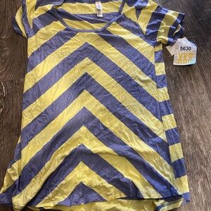 Lularoe classic t Xxs chevron print super soft new with tag
